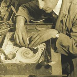 A bench jeweller in the olden days