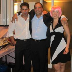 Navin Pillay, Michael Sobbi and Melissa Goh