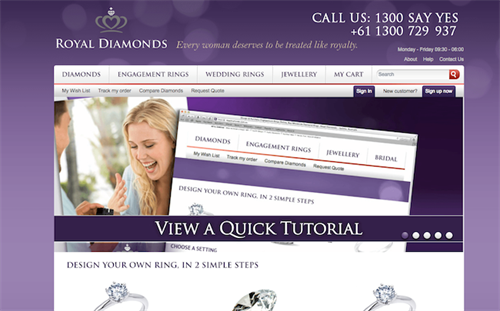 Royal Diamonds staff said the price of the ring was incorrect due to a "typing error"