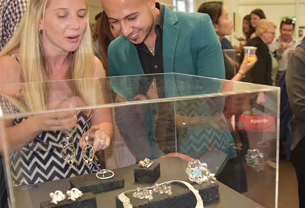 The One Night Under the Lights exhibition helped to promote the work of jewellery students