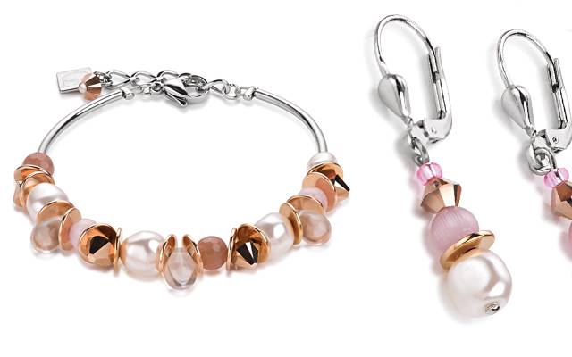 Coeur de Lion's bracelet and earrings set