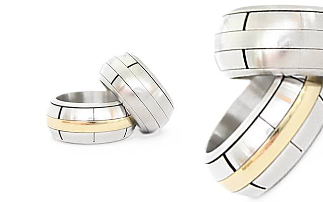 A selection of The High Roller rings