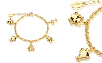 Disney Couture’s Beauty and the Beast charm bracelet