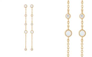 Pernille Corydon’s gold-plated Ocean Secret earrings