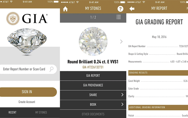 The GIA's new service traces a diamond's origin, and includes an app for consumers