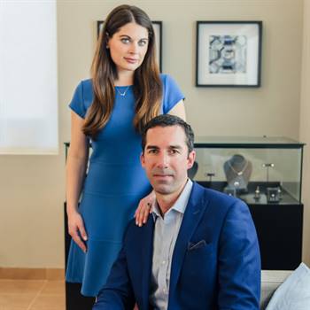 Jason Payne and  Lindsay Reinsmith, Ada Diamonds founders. Image courtesy: Ada Diamonds