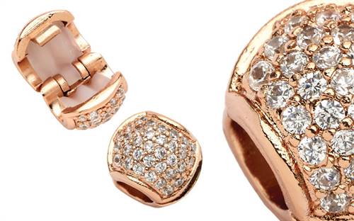 Kela's Celeste Diamante in Rose Gold charm