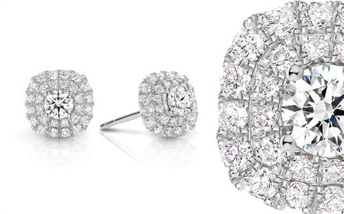 Bolton Gems' diamond earrings