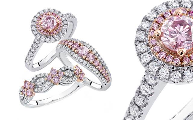 Pink Kimberley's rings