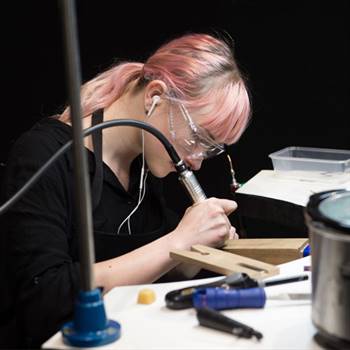 WorldSkills jewellery competitions also took place on the show floor