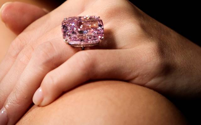 An upcoming auction will play host to the world's largest fancy intense pink diamond