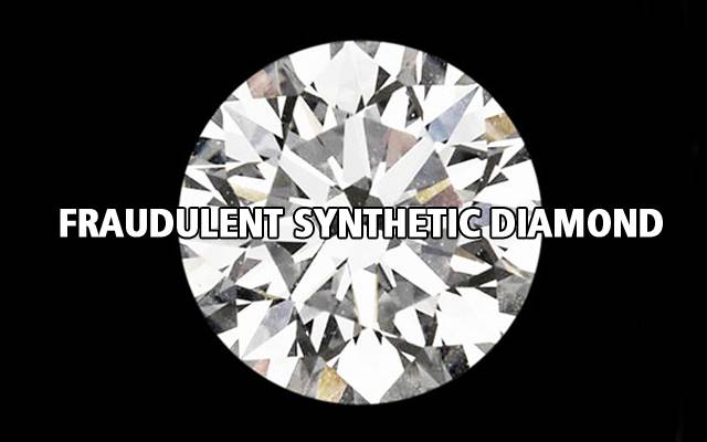 The GIA recently discovered a synthetic diamond that featured a fraudulent 'natural' diamond inscription