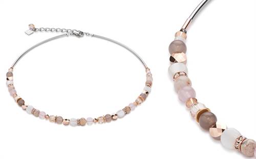 Coeur de Lion’s mother-of-pearl, crystal and gemstone necklace