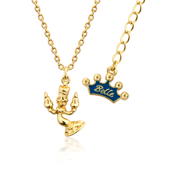 Couture Kingdom Disney Belle crown necklace