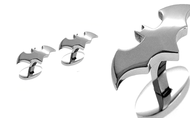 Guild Jewellery Design Batman silver stud earrings