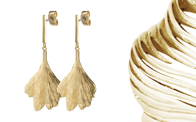 JLM International's Dyrberg Kern's Biloba earrings