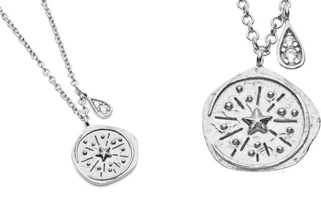 Pastiche's Northern Lights Compass Necklace