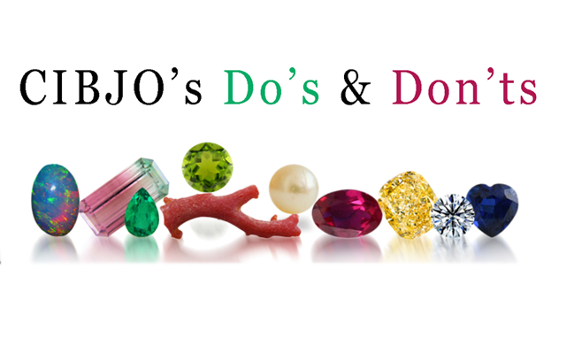 CIBJO’s new “Do’s and Don’ts” guide is available online