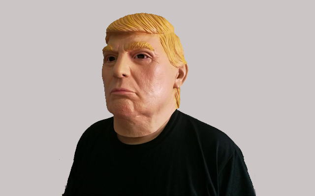 A man wore a similar Donald Trump mask to rob a Queensland jewellery store.