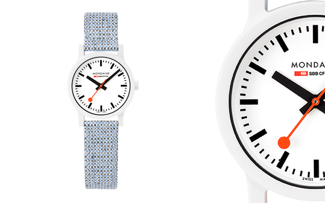 Mondaine's Essence White collection