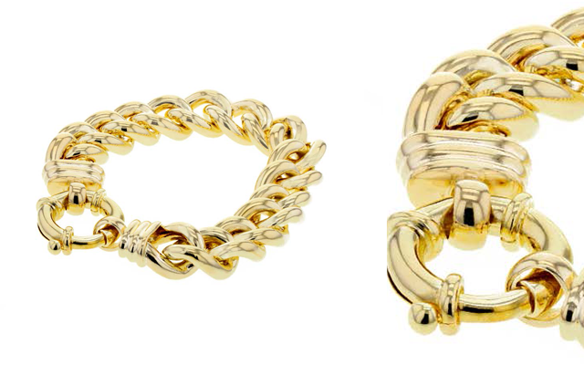 Golden Mile's solid gold bracelet