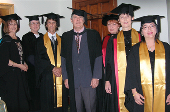 Graduates and teachers at the GJI graduation ceremony in Brisbane