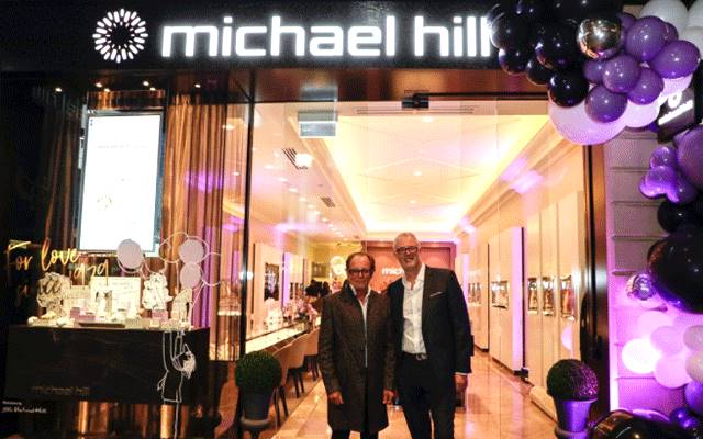 Sir Michael Hill and Daniel Bracken, CEO Michael Hill International, celebrated the business’ 40th anniversary earlier this month as the company continues efforts to change its fortunes.