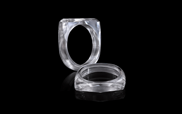 Design legends Sir Jony Ive and Australia’s Marc Newson created a solid diamond ring for charity, in partnership with Diamond Foundry.