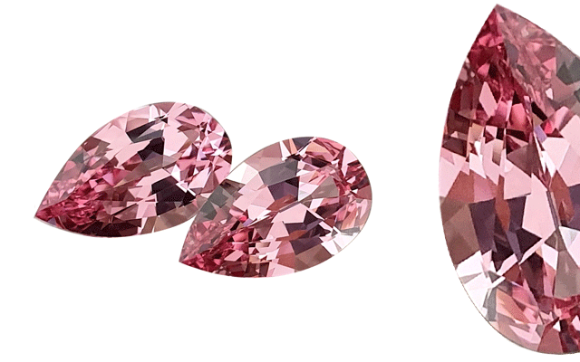 Facets Australia’s pair of pear shaped gemstones.