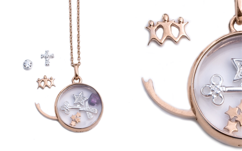 A piece from Stow Lockets' new Radiance collection.