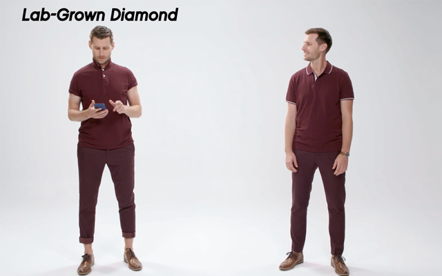 The Diamond Producers Association’s new Funny Or Die videos see a ‘Lab-Grown Diamond Guy’ and a ‘Natural Diamond Guy’ bantering with each other.