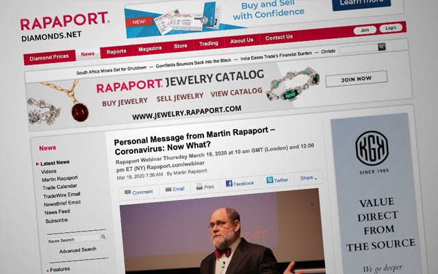 RapNet members have called for the Rapaport Price List to be suspended, while others have withdrawn goods from the platform.