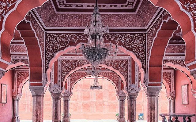 Jaipur, Rajasthan, India - Amber fort in Jaipur