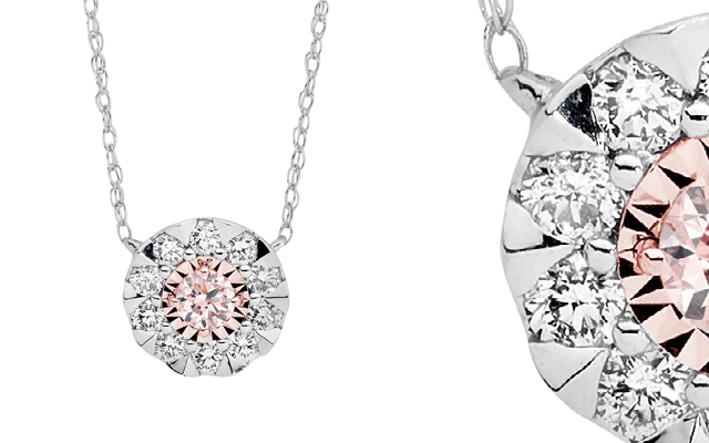 Argyle Pink Sand Pendant by KL Diamonds