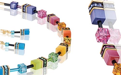 Coeur de Lion Rainbow Geo Cube collection.