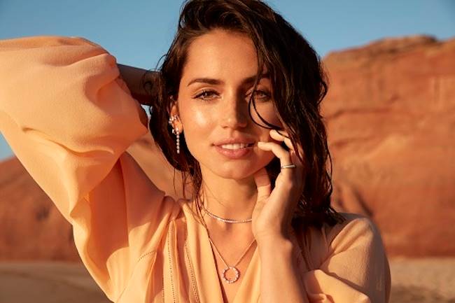 Ana de Armas is the celebrity face of the Natural Diamond Council's latest campaign, 'For moments like no other'. 