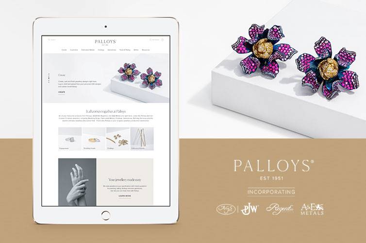 The new Palloys platform allows jewellers to order end-to-end jewellery products and services, from diamonds to refining.