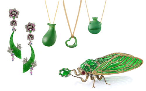 L to R: Yewn High Jewellery earrings | Tiffany & Co. pendants | Wallace Chan brooch