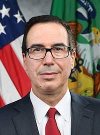 Steven Mnuchin, US Secretary of the Treasury