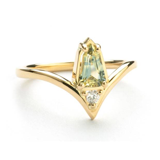 'Helena' ring by Jodi Phillips.