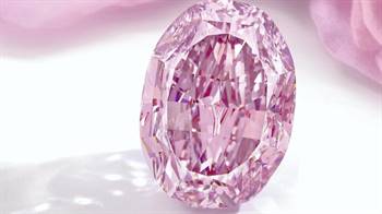 The Spirit of the Rose diamond was sold for a record $US26.6 million at auction this month. Image credit: Sotheby