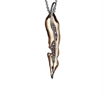 Leaf pendant by Roley McIntyre.