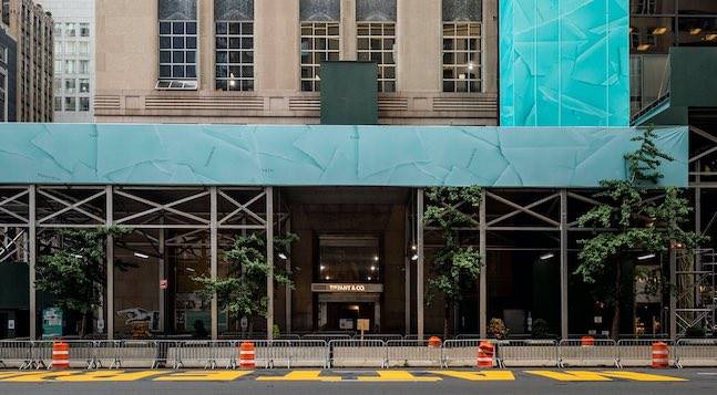 Tiffany & Co.'s Fifth Avenue flagship store is currently undergoing renovations, and further changes are afoot under the management of new owner LVMH. Image credit: Katherine Marks/New York Times