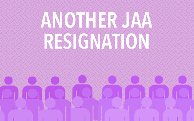 Bolton's departure from the board is the third JAA resignation in less than a year