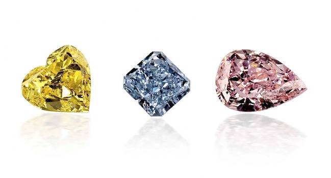 The prices of pink, yellow, and blue diamonds fell marginally in 2020, largely due to reduced trading volumes and logistical challenges. 