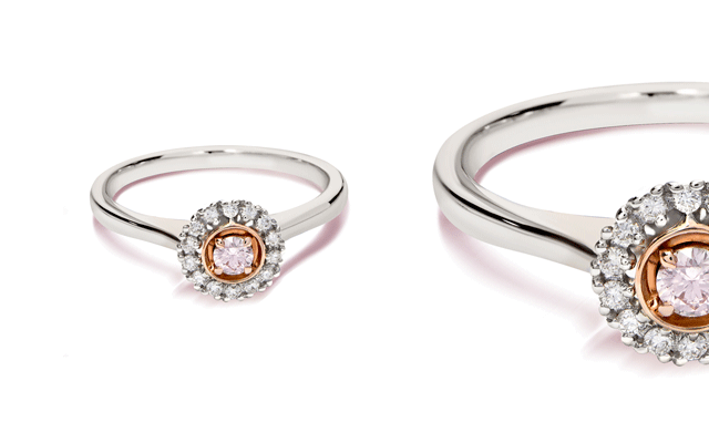 The ‘Blush Nora’ ring from Blush Pink Diamonds