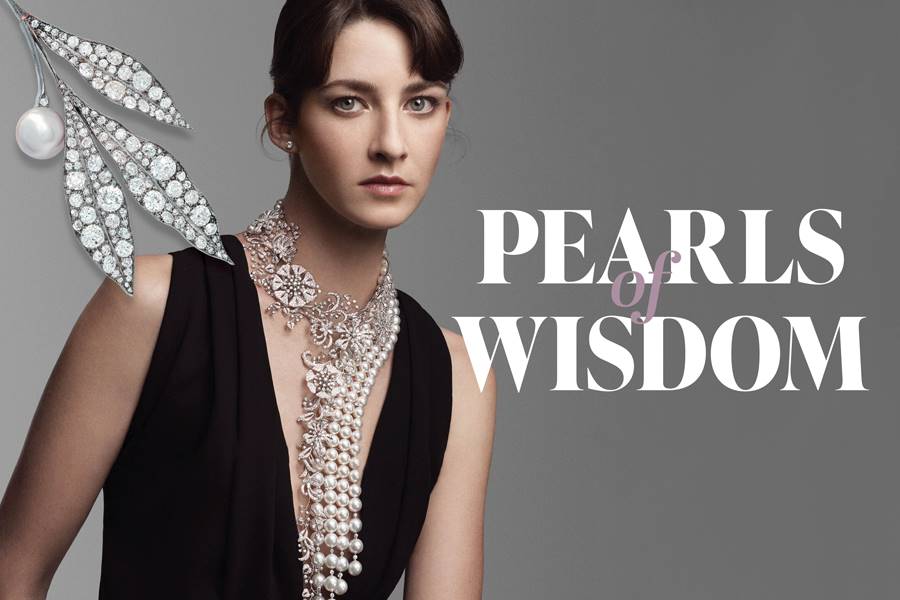 Hero Image: Mikimoto's 2020 Campaign; Inset: Christie's