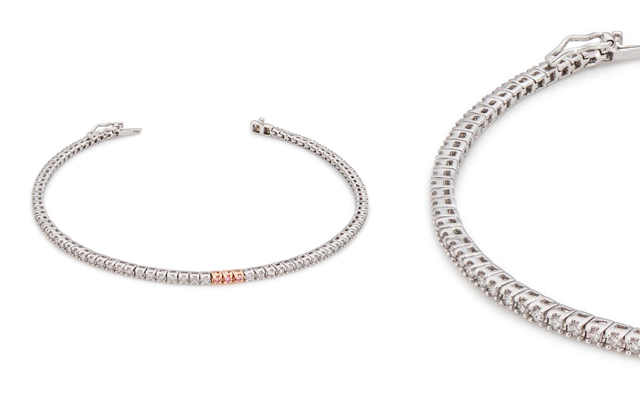 Lost River Diamonds presents a diamond tennis bracelet.