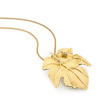 Leaf pendant by Barrie Lander.