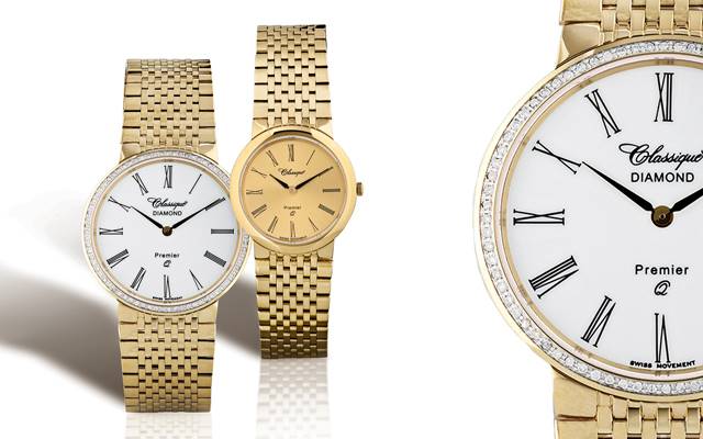 Classique watches distributed by SAMS Group Australia.